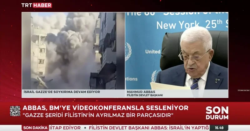 Filistin Devlet Başkanı Abbas: 2 yılda 220 binden fazla Filistinli öldürüldü ve yaralandı