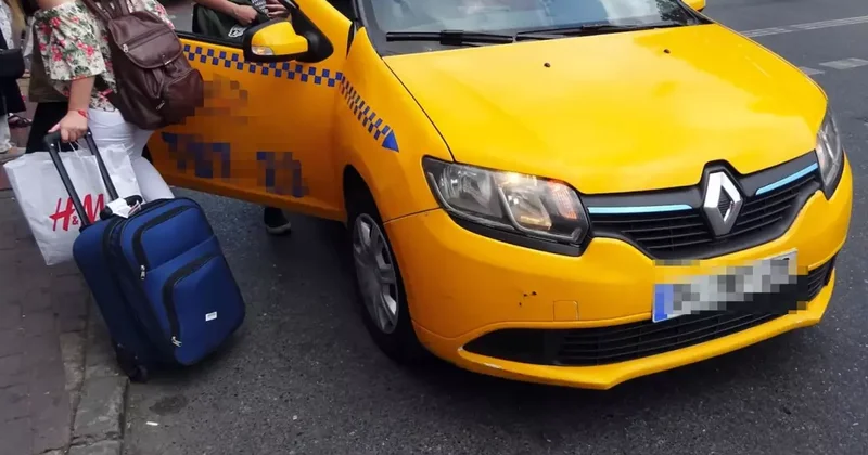 Bu resmen gasp! Taksicinin turistten aldığı paraya bakın