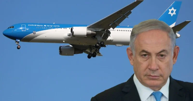 Tutuklanma korkusu yaşayan Netanyahu nun uçağı ABD için farklı rota kullandı