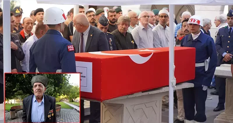 Hayatını kaybeden Kore gazisi, toprağa verildi
