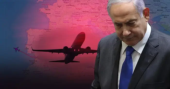 Kestirmeden gidemedi, rota saptı: Netanyahu nun yakalanma korkusu radar haritasına yansıdı