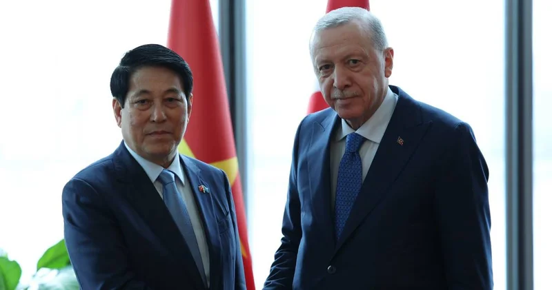 Erdoğan, New York’ta Vietnam Devlet Başkanı Cuong ile görüştü