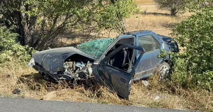 Afyonkarahisar da otomobil takla attı! 3 yaralı