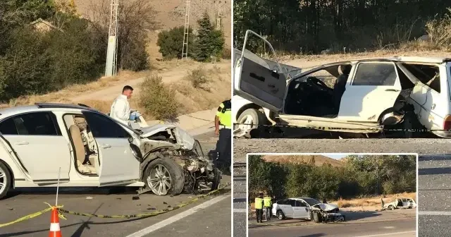 Otomobiller kafa kafaya çarpıştı: Feci kazada ölü ve yaralılar var Konya Haberleri