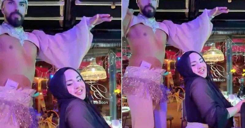 Başörtülü kadının dansına gözaltı kararı Sözcü Gazetesi
