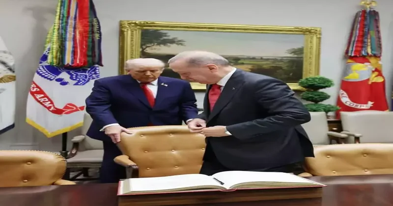 Trump’tan Cumhurbaşkanı Erdoğan’a sandalye jesti