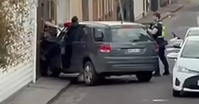 Polis, kendisini araçla duvara sıkıştıran kişiyi öldürdü