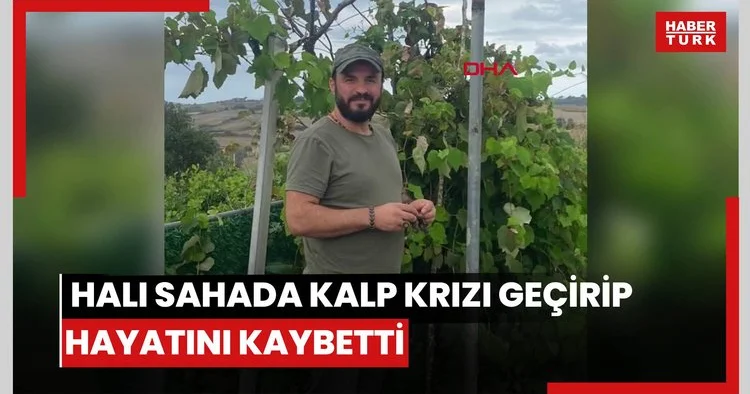 İstanbul Kağıthane’de halı sahada kalp krizi geçirip hayatını kaybetti; o anlar kamerada