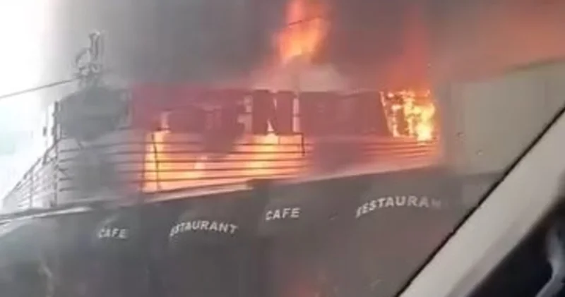 İstanbul da restoran yangını! Son dakika Son dakika haberleri