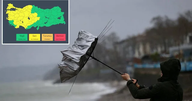 Sağanak ve fırtına kapıda: 38 kent için sarı kodlu uyarı Gündem Haberleri