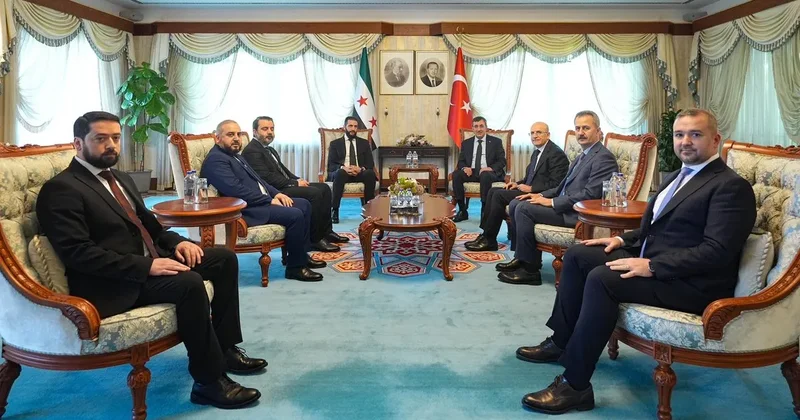 Yılmaz ve Şimşek, Suriyeli yetkililerle bir araya geldi