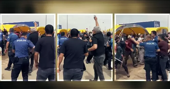 Kurban pazarında silahlar, taşlar, sopalar konuştu! Ankara da besiciler polise saldırdı, ortalık fena karıştı