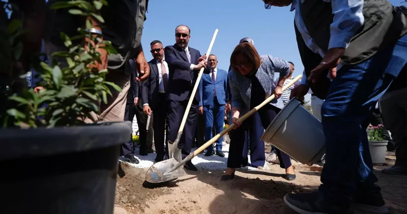 Gaziantep Büyükşehir, Bağdat taki Türkiye Bahçesi ne 5 bin fidan dikti