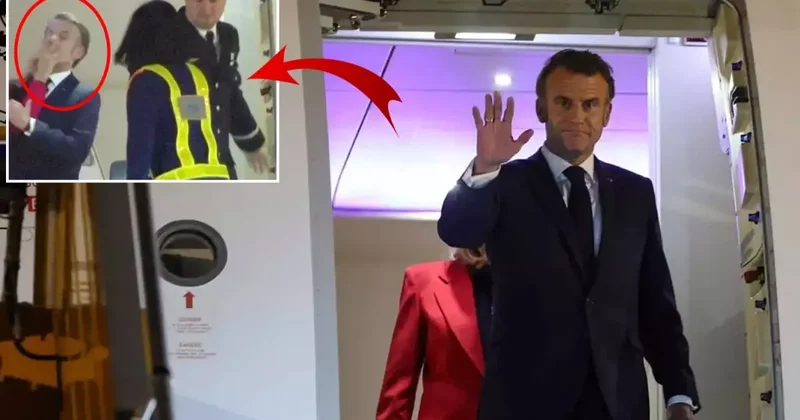 Eşinden tokat yiyen Macron dan ilk açıklama
