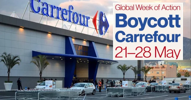 Genel Kurul öncesi Carrefour a küresel eylem: Boykot artırıldı Avrupa Haberleri