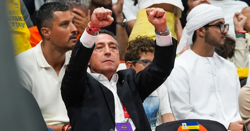 Fenerbahçe Başkanı Ali Koç un şampiyonluk sevinci! Basketbol Haberleri