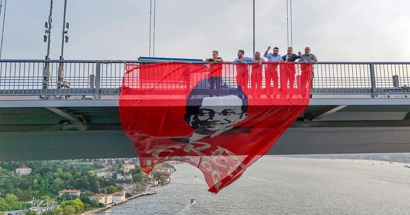 Bu pankartı daha çok yere asacağız Sözcü Gazetesi