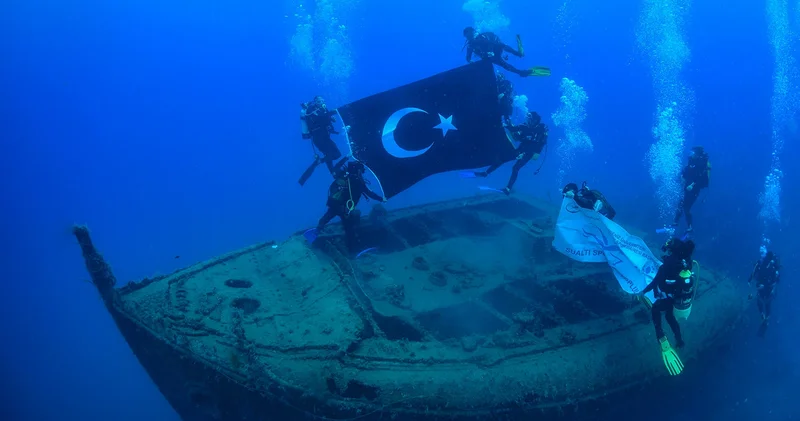 Akdeniz in Çanakkale sine dalış yaptılar