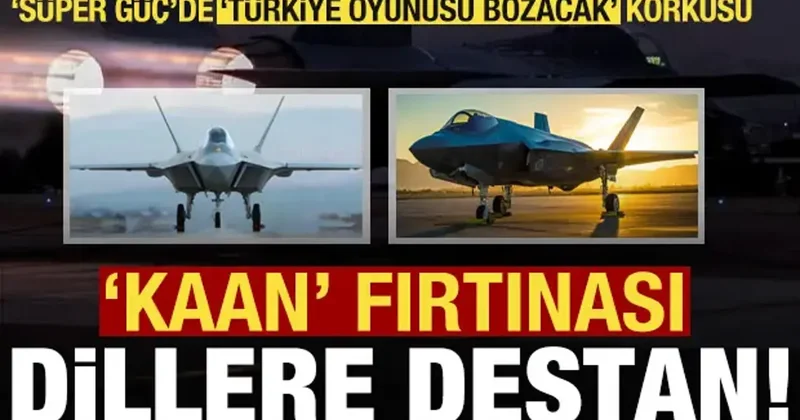 ABD de KAAN fırtınası! Türk jeti oyunu bozacak korkusu...