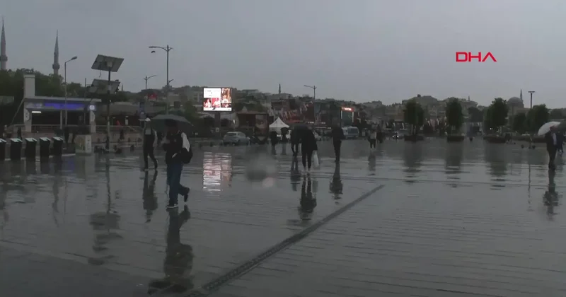 Üsküdar’da yağmur etkili oldu