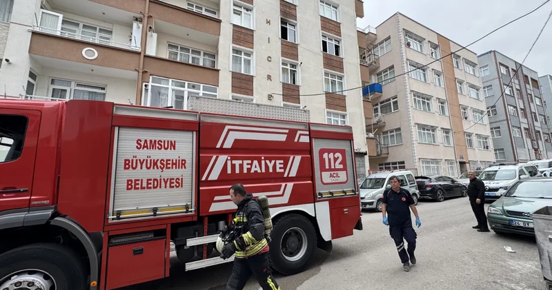 Samsun da bir kişi ailesinin evini kundakladı