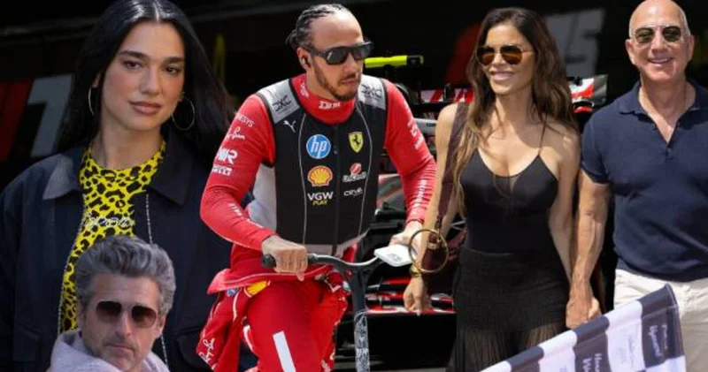 Formula 1 Monaco Grand Prix otomobil yarışında ünlüler geçidi magazin haberleri
