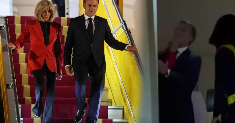 Bütün dünya o tokadı konuşuyordu: Macron açıklama yapmak zorunda kaldı Sözcü Gazetesi