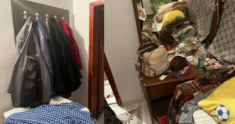 Kapının önünde otururken evini soydular