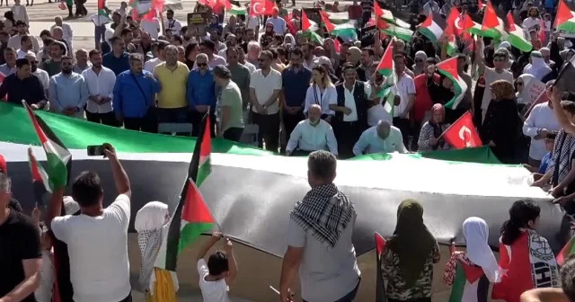 Mersin’de ‘Büyük Gazze Mitingi’ düzenlendi VİDEO İZLE
