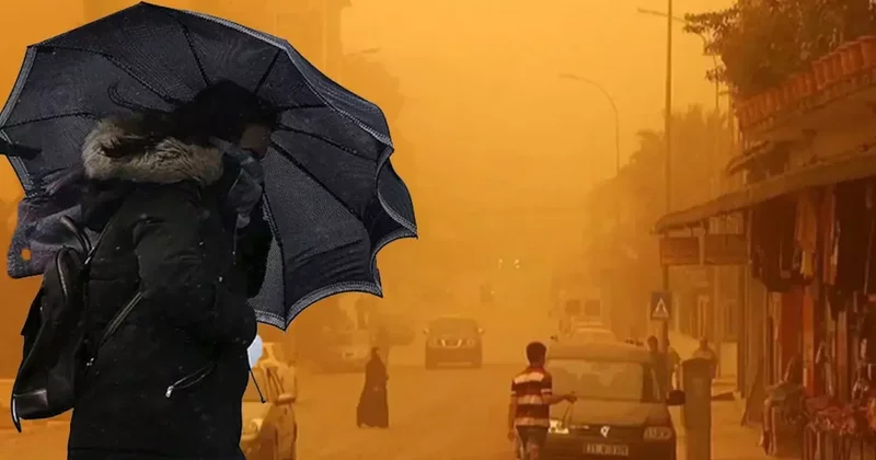 34 ile sarı kodlu uyarı! Kuvvetli yağış, rüzgar ve toz taşınımı etkili oluyor