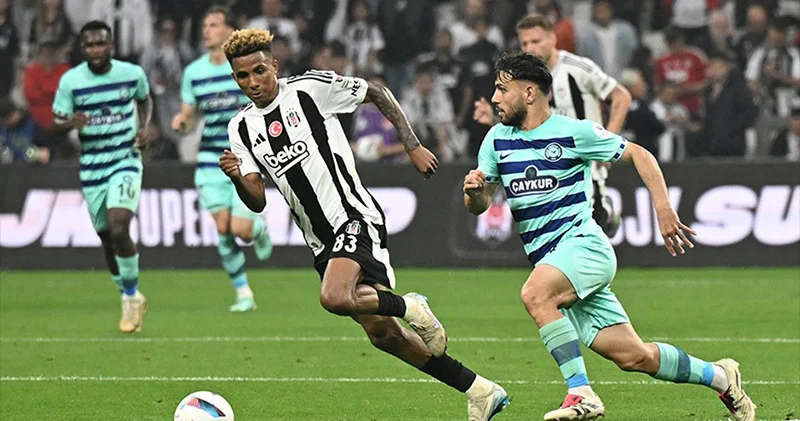Beşiktaş tan evinde Rizespor karşısında puan kaybı: Üçüncülük şansı mucizelere kaldı