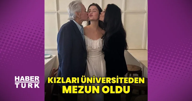 Michael Douglas ve Catherine Zeta Jones un kızı üniversiteden mezun oldu magazin haberleri
