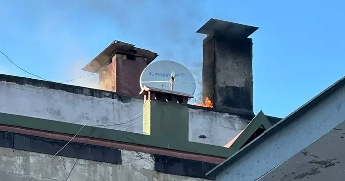 Ordu’da çatı yangını paniğe neden oldu