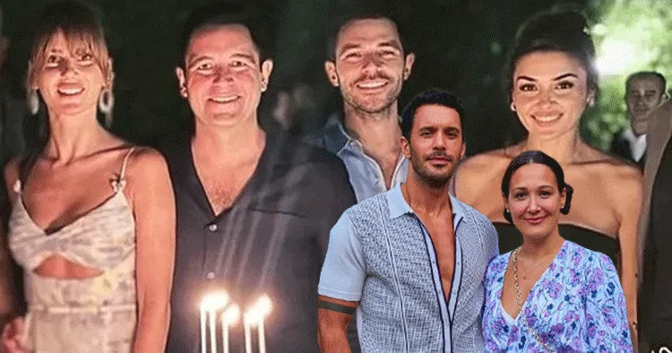 Hakan Sabancı ve Hande Erçel den her şey yolunda pozu!