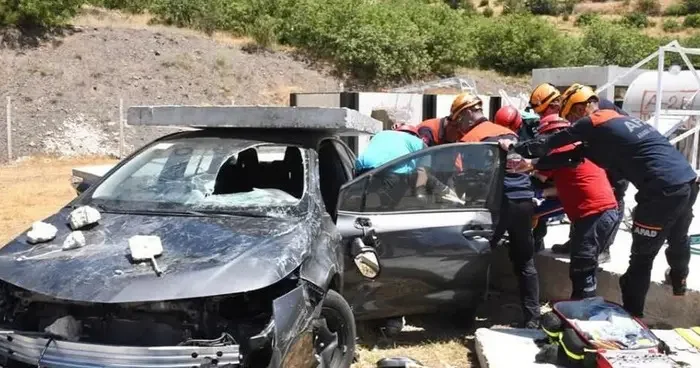 Amasya da deprem tatbikatı
