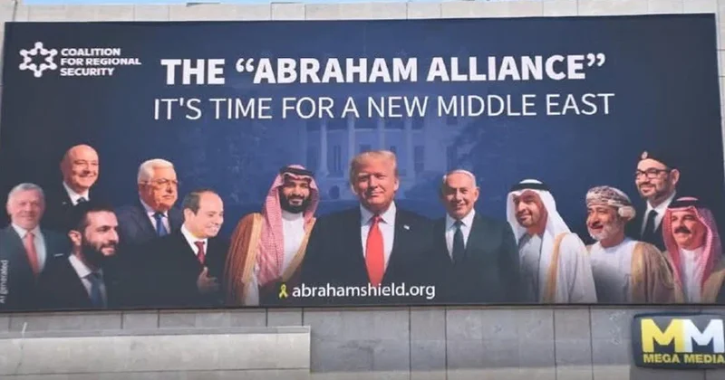 Tel Aviv e asılan pankartın şifreleri: İbrahim Anlaşması nedir? Sözcü Gazetesi