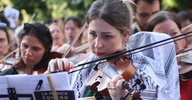 İtalya dan Gazze ye: Sessizliğe Karşı Müzik VİDEO İZLE