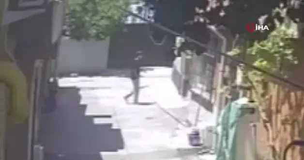 Amca yeğenini yakmıştı: İşte o dehşet anları