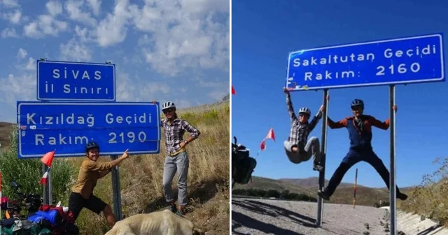 Fransa dan yola çıkıp Erzincan a vardılar: 70 günlük yolculuğu tulum peyniri ile taçlandırdılar Aktüel Haberleri