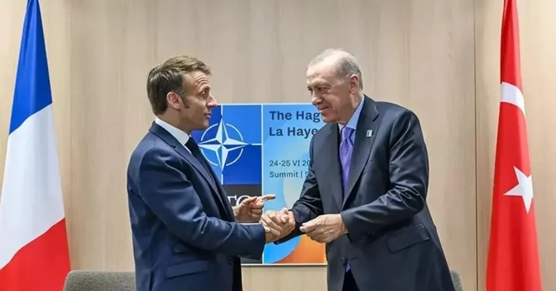 Başkan Erdoğan dan tokalaşma hamlesi: Macron a psikolojik üstünlük kurdurmadı