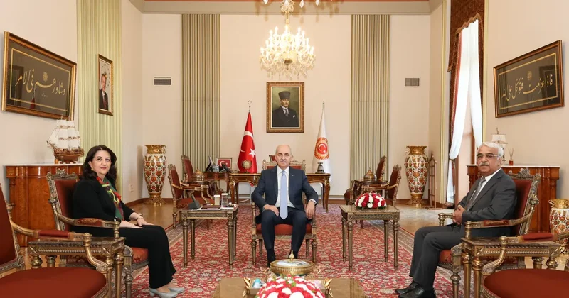 Meclis Başkanı Kurtulmuş, DEM Parti heyetini kabul etti