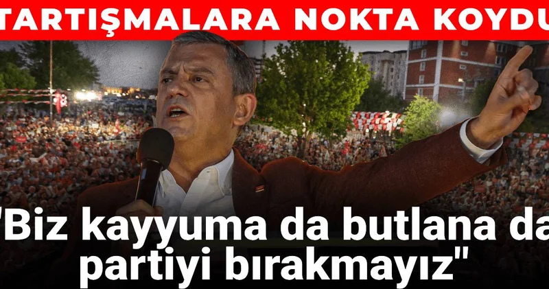 Özel, butlan tartışmalarına nokta koydu: CHP de de emaneti yere bırakmam!