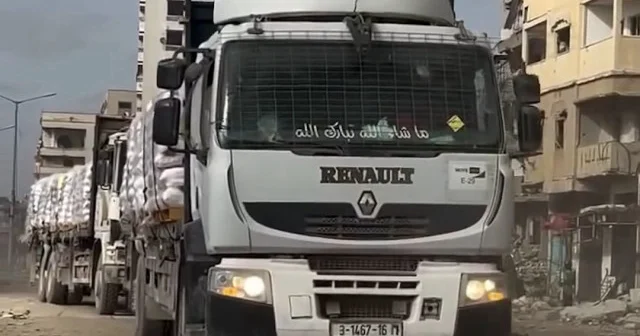Türkiye Gazze için sınırda nöbette: AFAD ın yardım konvoyu içeriye girmeyi başardı VİDEO İZLE