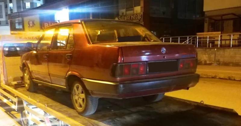 Drift yapan ehliyetsiz sürücüye 68 bin lira ceza