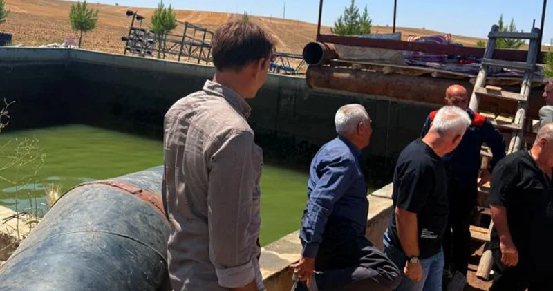 Diyarbakır da sulama havuzuna giren genç hayatını kaybetti