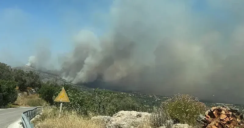 Sakız Adası’ndaki yangının nedeni belli oldu