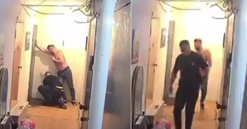 Gürültüsünden şikayetçi oldukları komşularının kapısına bomba yerleştirdiler