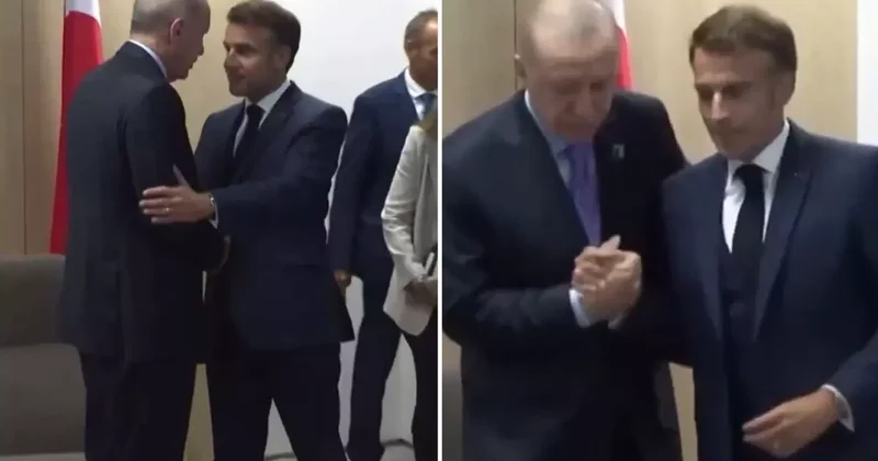 Cumhurbaşkanı Erdoğan a üstünlük kurmaya çalışan Macron, sert kayaya çarptı