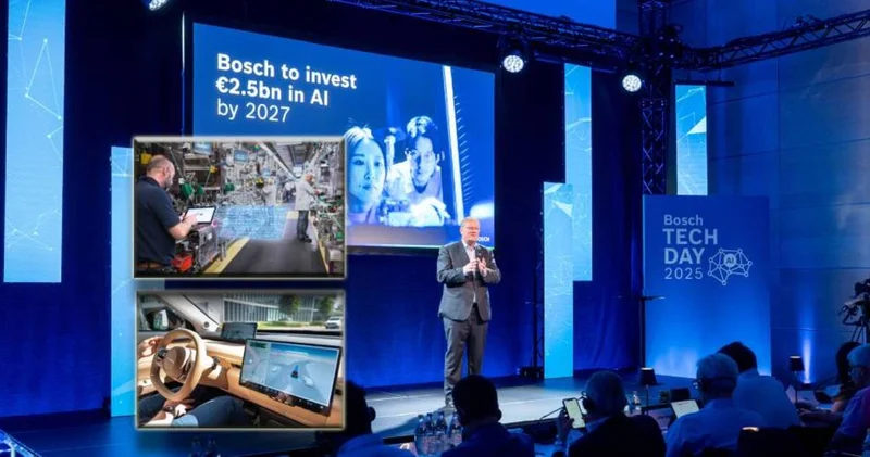 Bosch Tech Day 2025: Yapay zeka ile geleceği şekillendiriyor Yapay zekaya 2,5 milyar Euro yatırım Teknoloji Haberleri