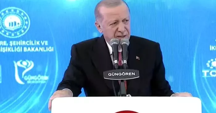 Cumhurbaşkanı Erdoğan, Güngören deki toplu açılış töreninde açıklamalar yapıyor